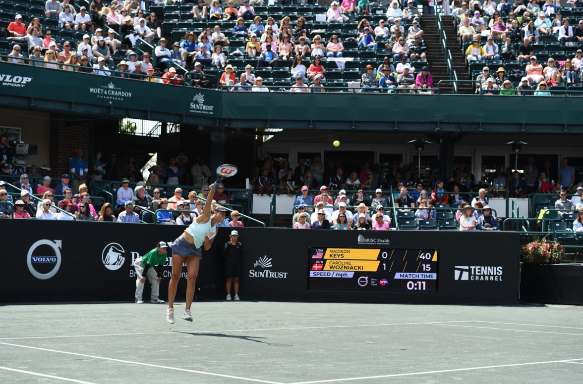 In Blistering Form, Keys Beats Wozniacki for First Charleston Title