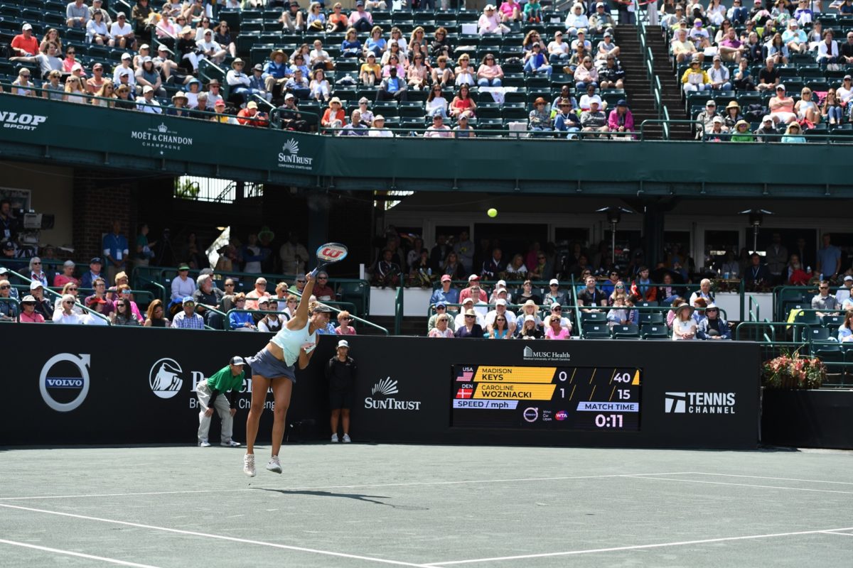 In Blistering Form, Keys Beats Wozniacki for First Charleston Title