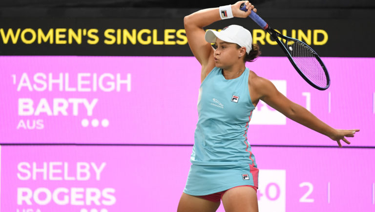 AUSTRALIAN RULES: NO. 1 BARTY INTO CHARLESTON OPEN QF