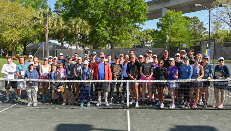 WTA stars, Charleston tennis enthusiasts help to raise $100,000 for Ukraine relief in pro-am