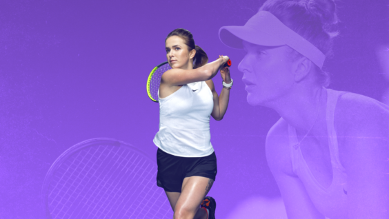 ELINA SVITOLINA MAKES TENNIS RETURN IN CHARLESTON DRAW