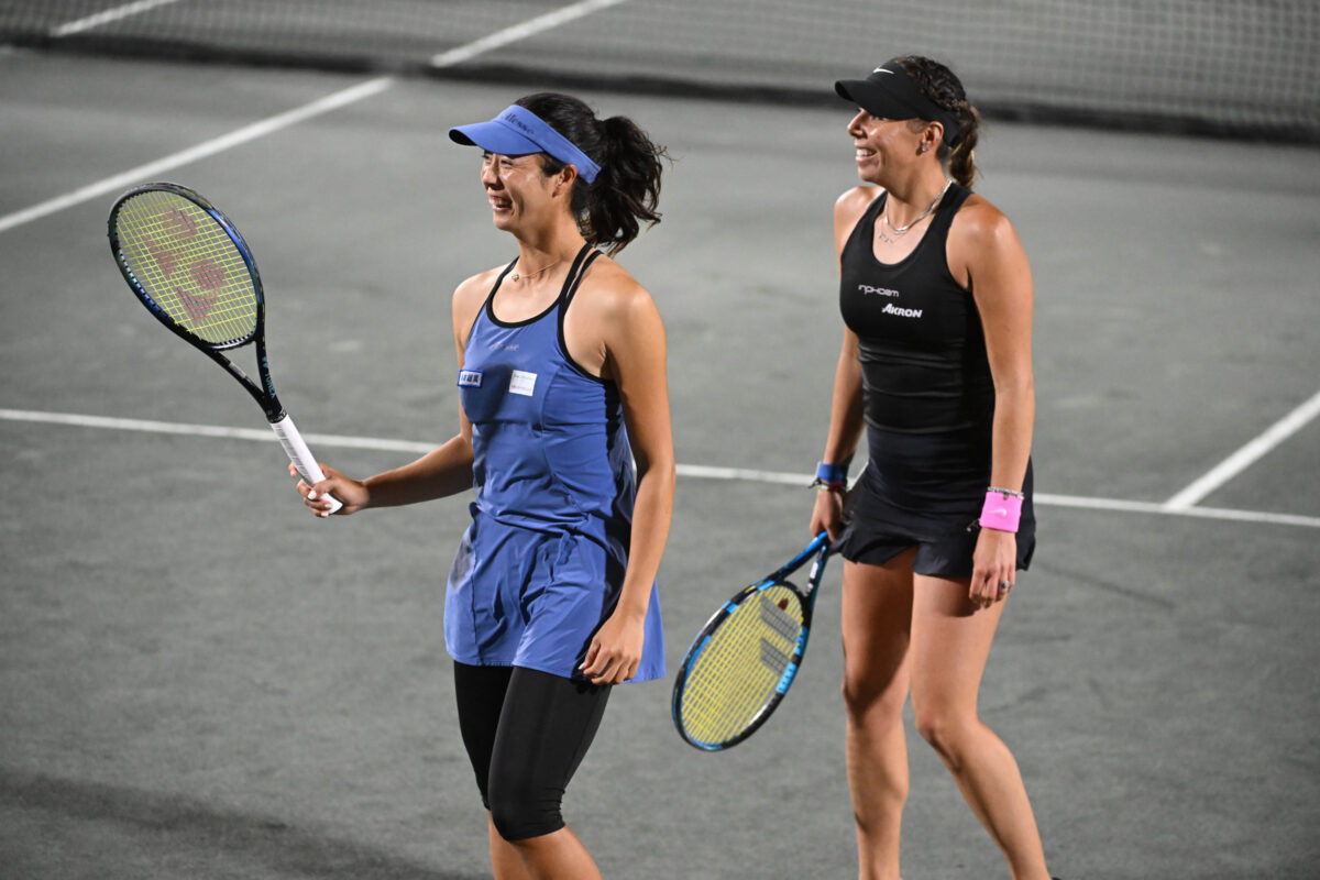 Doubles wrap: Top seeds Olmos/ Shibahara face American duo Collins/ Krawczyk for title