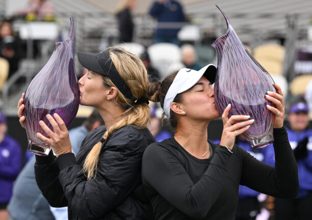 Photos: Collins/Krawczyk claim maiden doubles title together