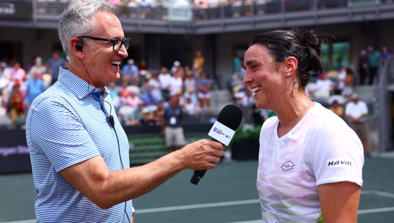 Interview: [2] Ons Jabeur - 3R (def. [WC] Caroline Dolehide 6-3 7-5)