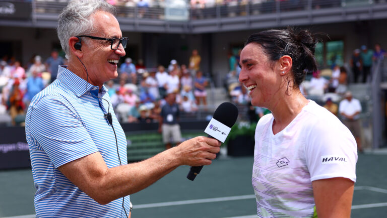 Interview: [2] Ons Jabeur - 3R (def. [WC] Caroline Dolehide 6-3 7-5)