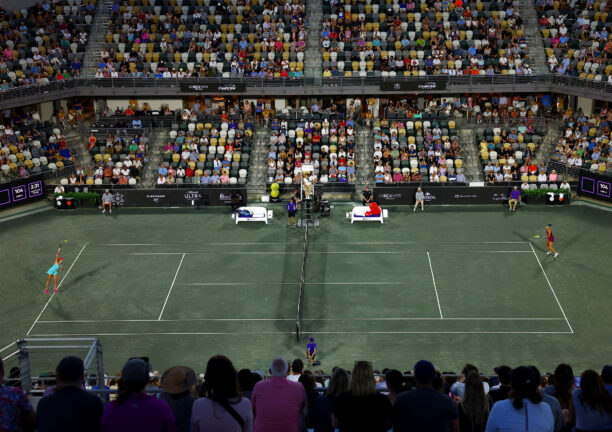Photos: Day 4 - Quarterfinal spots booked as Pegula survives roller-coaster