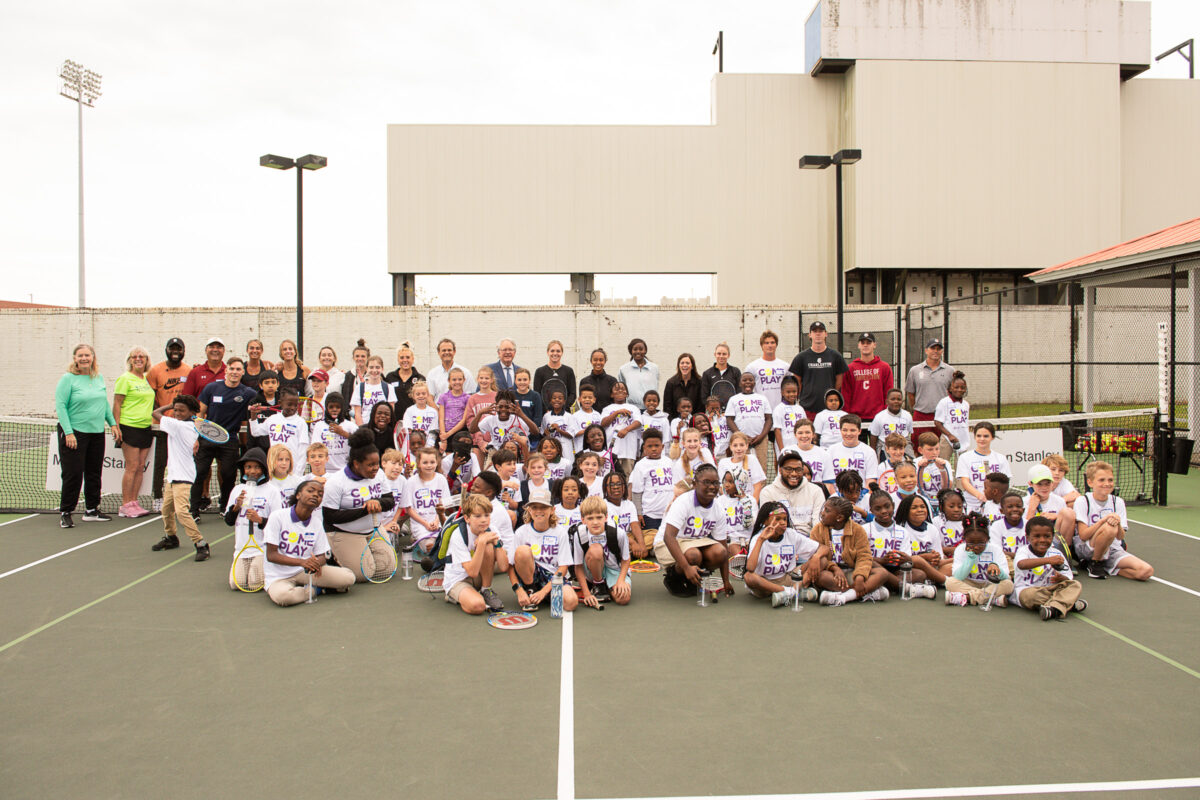 ‘Tennis In the City’: ‘Come Play’ initiative welcomes some 60 local kids on court