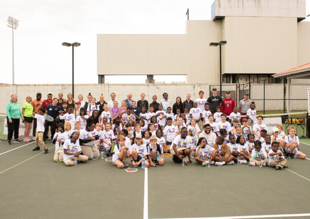 'Tennis In the City': 'Come Play' initiative welcomes some 60 local kids on court