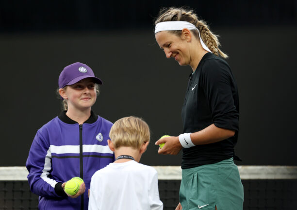 After rain delay, Azarenka, Navarro storm into third round in Charleston; Wozniacki falls