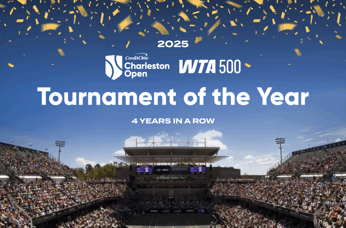 Credit One Charleston Open Wins 2025 WTA 500 Tournament of the Year