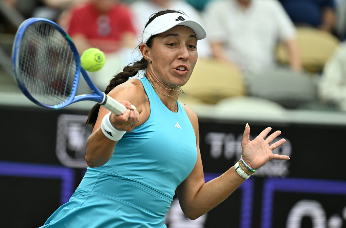 Back Against Wall, Top Seed Pegula Rallies for QF Berth